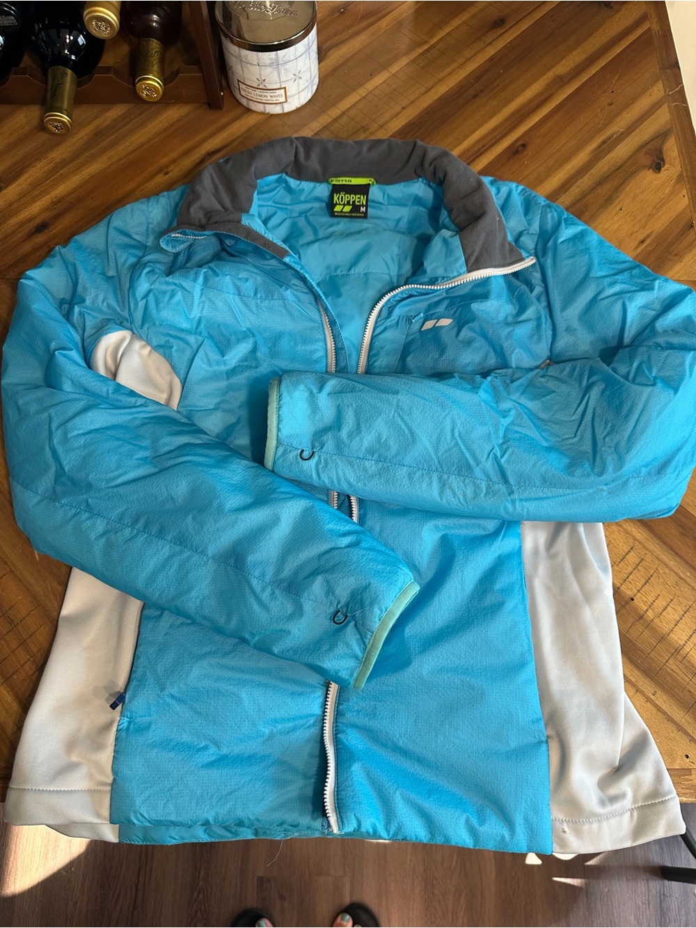 Köppen PrimaLoft Insulated Jacket Blue White Women’s Medium Outdoor